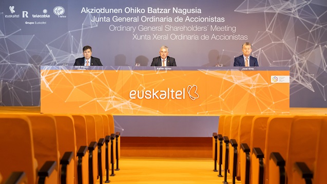 Los accionistas de Euskaltel aprueban la hoja de ruta de la operadora.
