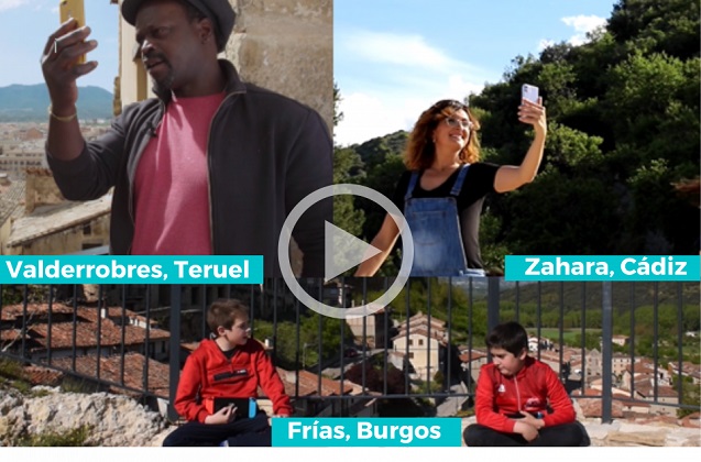 Ganadores del concurso “Internet patrimonio de todos”.