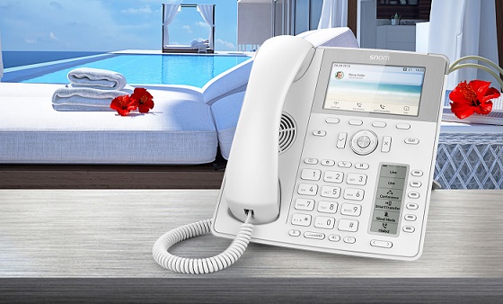 Snom presenta sus soluciones para un hotel UX 4.0.