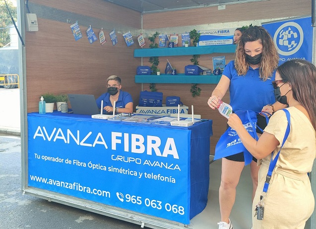 Avanza Fibra en la feria Gastromercat de Benetússer.