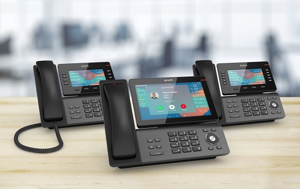 Snom presenta su nueva serie de terminales IP D8xx.