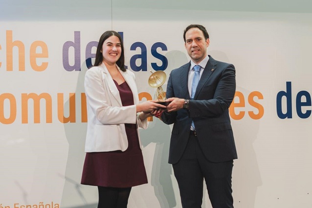 Cristina Márquez, Premio a la innovación de AEIT Madrid.