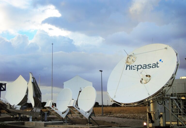 Centro de Hispasat en Arganda del Rey (Madrid).