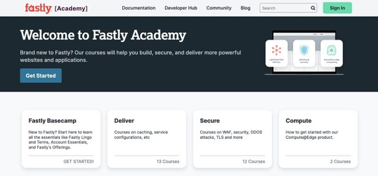 Fastly anuncia un nuevo centro de aprendizaje bajo demanda.