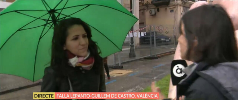 Primeros directos 5G en las Fallas de Valencia.