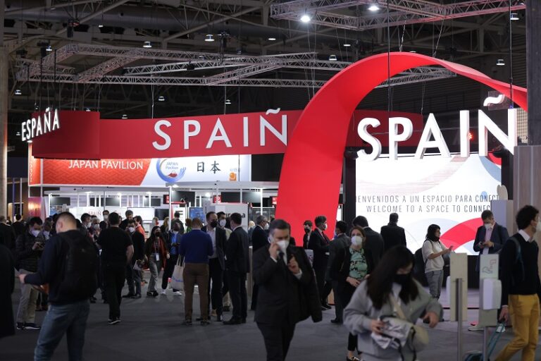Pabellón España en el MWC 2022.