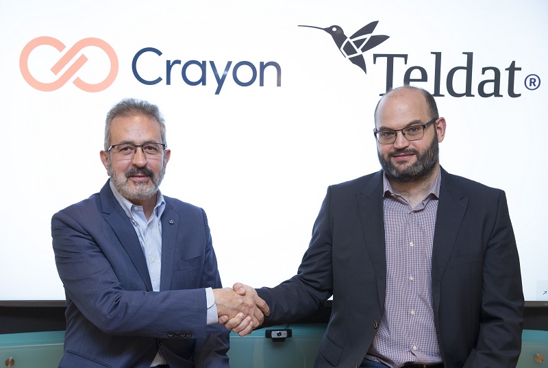 J.M. Bernal (Crayon) y Sergio Peleato (Teldat).