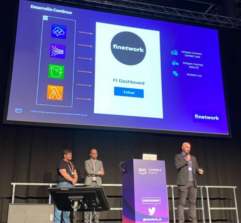Finetwork hospeda su contact center en AWS.