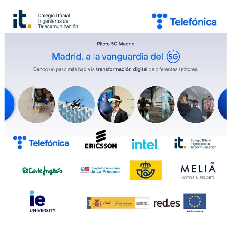 Jornadas 5G Telefónica organizadas por el COIT en Madrid.