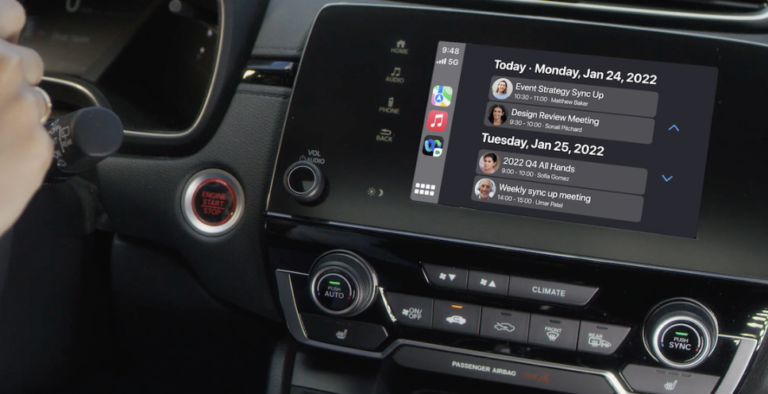 Webex se integra con Apple CarPlay.