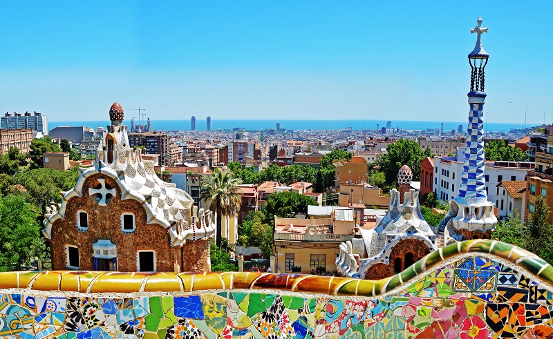 Parque Güell (Barcelona).