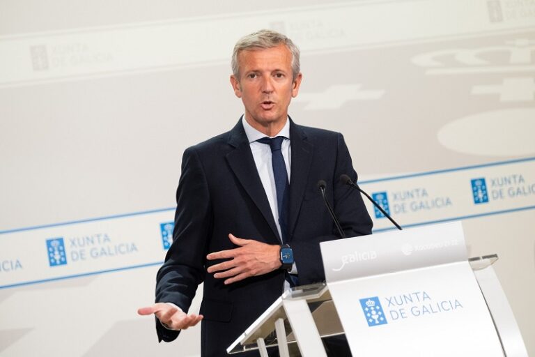 Alfonso Rueda, presidente de la Xunta de Galicia.