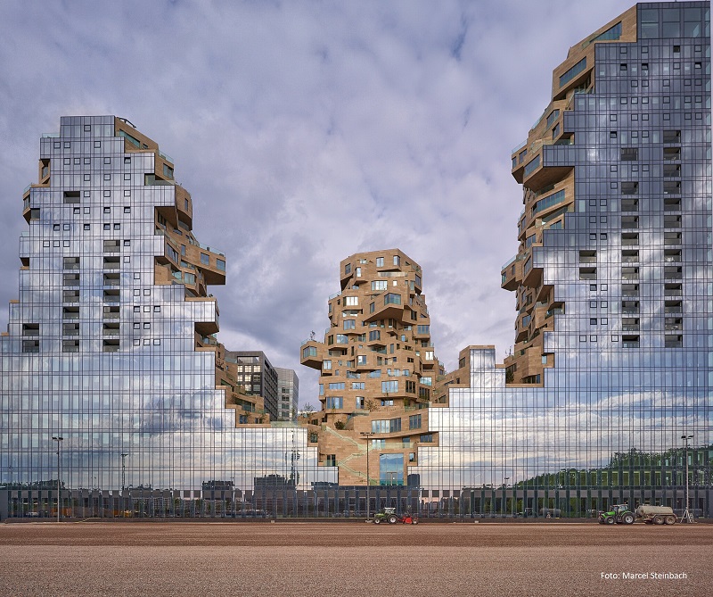 Complejo residencial y de oficinas “Valley”, en el barrio de Zuidas de Ámsterdam.