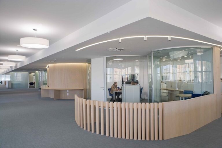 Interior de las oficinas del Grupo Hartmann.