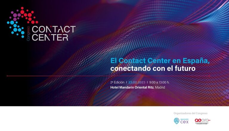 Cartel informativo del II Congreso Contact Center.
