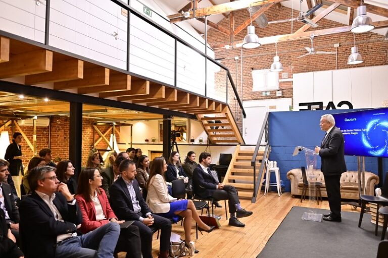 Víctor Calvo-Sotelo, director general de DigitalES, durante la jornada sobre sostenibilidad y economía circular.