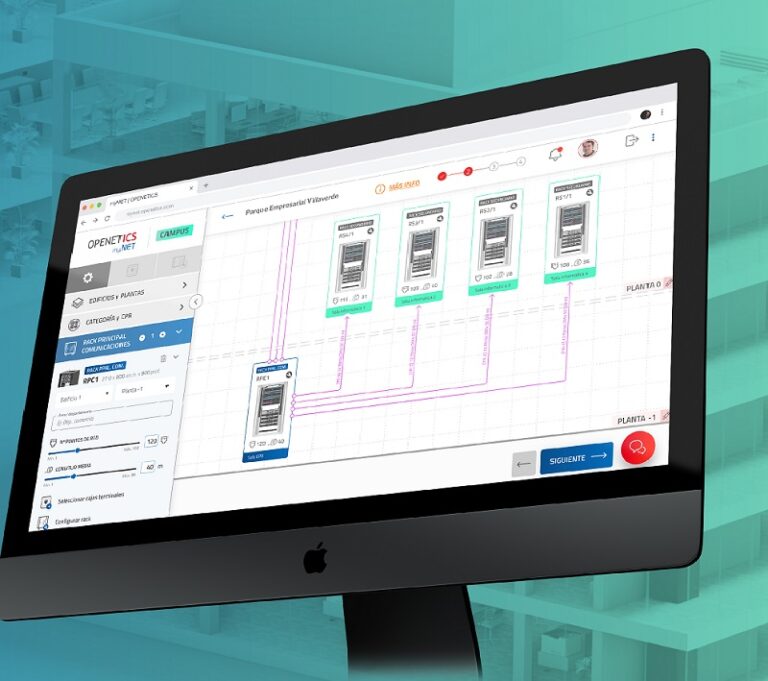 Openetics myNEt Campus, configurador de cableado estructurado para redes Campus
