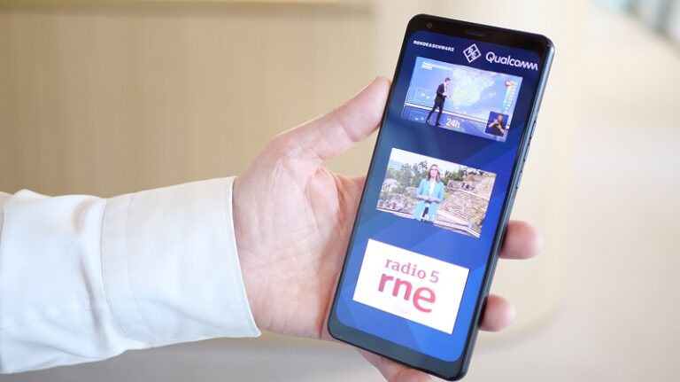 5G Broadcast: contenido de TV y radio en directo en terminales móviles sin consumo de datos.