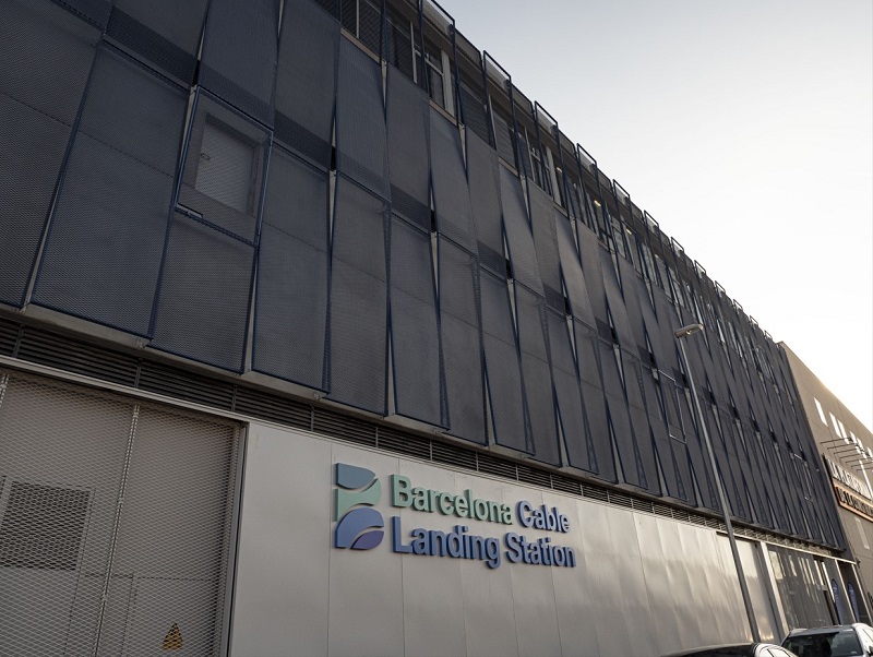 Fachada de la Barcelona Cable Landing Station.