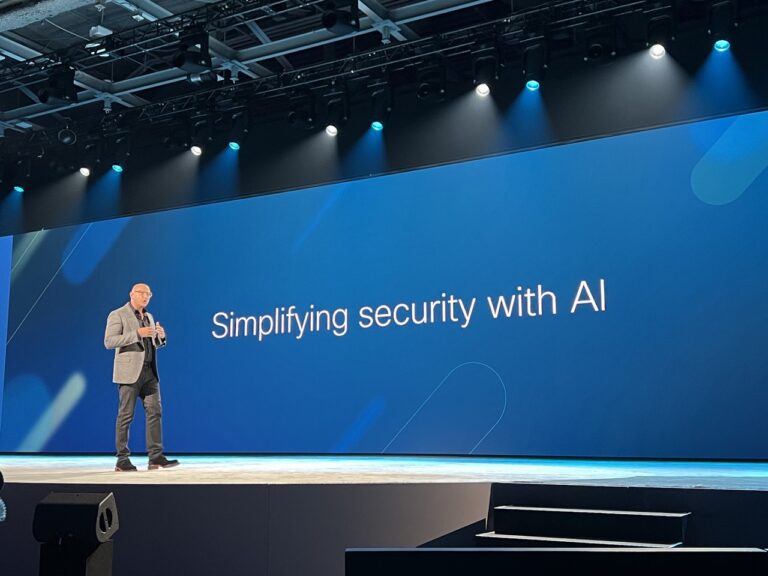 Jeetu Patel, vicepresidente ejecutivo y director general de Seguridad y Colaboración en Cisco en la RSA.