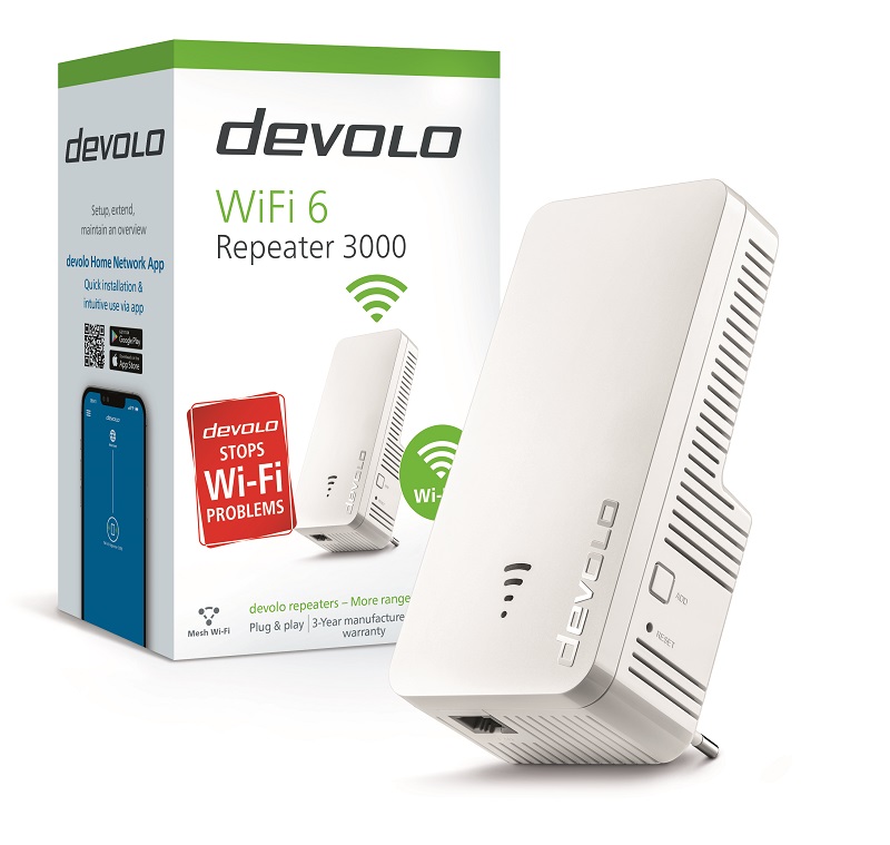 devolo Repeater 3000 saldrá a la venta en otoño por 99,90 euros.