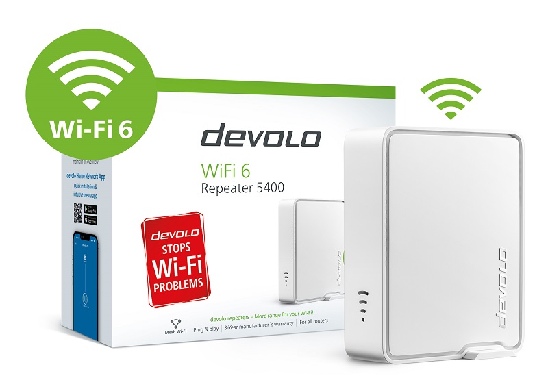 devolo Repeater 5400 saldrá a la venta en otoño por 149,90 euros.